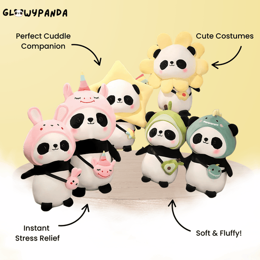 COSTUMED PANDA PLUSHIES - GlowyPanda