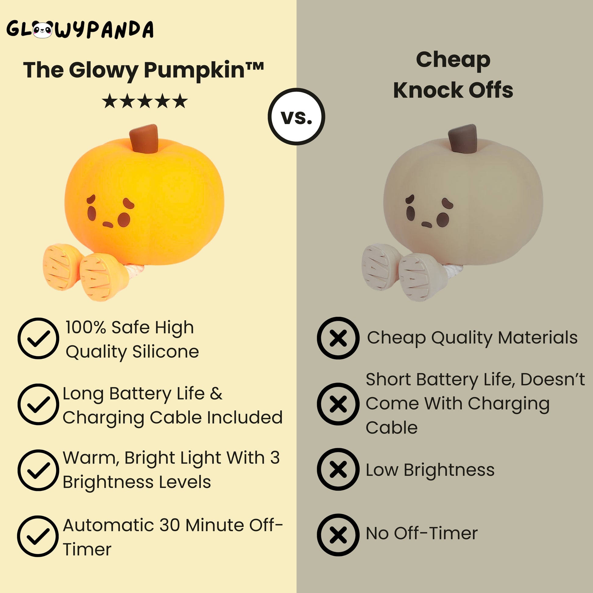 THE GLOWY PUMPKIN™ - GlowyPanda